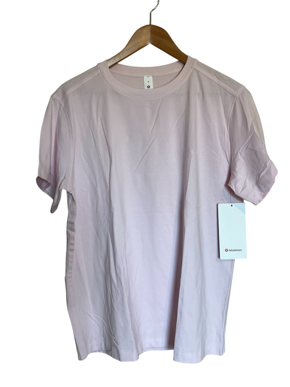 lululemon athletica Light Pink Short Sleeve Crew Tee